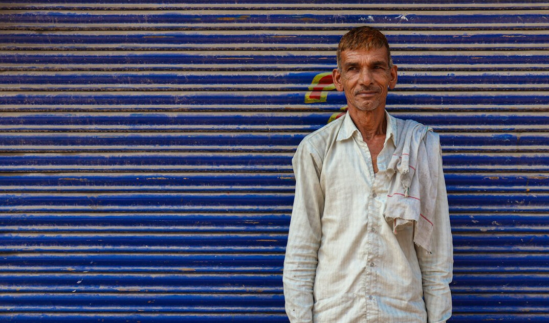 Portrait of a smiling man in a shirt