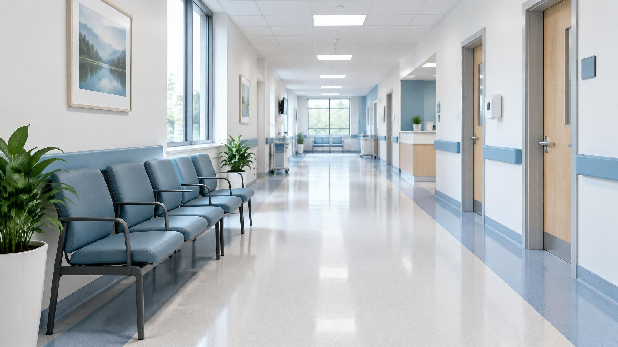 Hospital corridor